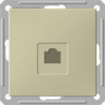 Розетка 1гн комп RJ45 с/у крем механизм кат.5е W59 Systeme Electric (1/10)