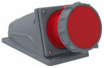 Розетка стационарная силовая ССИ-134 3Р+РЕ 63А 380В красный IP67 MAGNUM IEK (1/2/12)