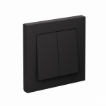 Выключатель 2кл с/у карбон в сборе AtlasDesign Systeme Electric (5)