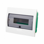 Бокс ЩРВ-П-12мод встр. пласт бел (дв.прозр) IP40 City9 Systeme Electric (1/3/90)