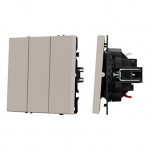 ARL NOBE Выключатель 3 кл софт-тач кашемир SWT-MK03-SFPL-CA (250V, 10A) (Arlight, -) ARL NOBE Выключатель 3 кл софт-тач кашемир SWT-MK03-SFPL-CA (250V, 10A) (Arlight, -)