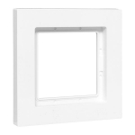 Рамка 1гн IP44, белая, пластик Эпика EKF