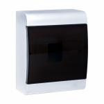 Бокс ЩРН-П-8мод настен пласт бел (дв.прозр) IP41 "SlimBox" EKF PROxima