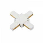 Коннектор X-тип XSB-WH для шинопровода SB белый IN HOME