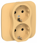 FLITE Роз. 2-я с з/к без з/ш 16А РС12-0-А-ФлЗ зол. IEK