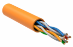 Витая пара U/UTP 5E 24AWG 4PR LSZH 1м оран. 305м РФ GENERICA