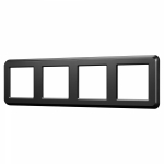 Рамка пластиковая FRM-VERSA-PL-4-BK (Arlight, -) Рамка пластиковая FRM-VERSA-PL-4-BK (Arlight, -)