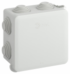 Коробка разветвит 80х80х50 о/у серая с 7 гермовводами под монтажный пистолет безгалогенная (HF) IP55 KOR-80-80-50-7gv-MP ЭРА (1/100) Коробка разветвит 80х80х50 о/у серая с 7 гермовводами под монтажный пистолет безгалогенная (HF) IP55 KOR-80-80-50-7gv-MP ЭРА (1/100)