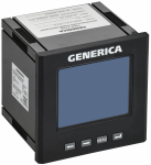 Мультиметр цифр. щит. 3-ф. RS-485 96х96 LCD GENERICA Мультиметр цифр. щит. 3-ф. RS-485 96х96 LCD GENERICA