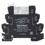 Реле интерфейсное, 1CO, ком. ток 6А, AgSnO₂, напряжение 230V AC/DC, RC- цепь, винтовые клеммы.