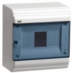 Бокс ЩРН-П-6мод настен пласт бел (дв.прозр) IP41 PRIME IEK (1/20)