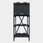 Стеллаж 4 полочный 4 ряда 478х769х1160