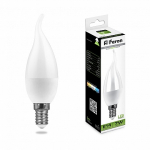 Лампа светодиодная, (7W) 230V E14 4000K на ветру C37T, LB-97