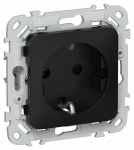 FLITE Роз. с з/к/ш 16А РСш11-0-ФлЧ чер. IEK