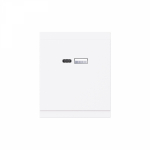 Розетка SETE USB-A+Type-C 3А с функцией быстрой зарядки жемчуг IP20/IP44 KRANZ