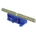 Шина N ноль ШНИ 6x9 DIN-изоляторе 24-отверстия цинк EKF PROxima (1/20/300)