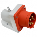 Вилка стационарная 32А 3P+PE+N 380В ВПО32-906 IP44 PLEXUP