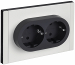 FORTE&PIANO Роз. 2-я с з/к з/ш б/к 16А FP223M бел. IEK