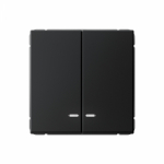 Выключатель 2кл с подсв с/у карбон механизм быстрозажим ArtGallery Systeme Electric (1/20)