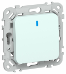 FLITE Выключ. 1-кл. с инд. 10А ВС11-1-1-ФлХЛ х/л IEK