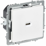 BRITE Роз. USB C 65Вт высокоскор. зар. РЮ12-1-БрАБ а/б IEK