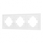 Рамка пластиковая FRM-TENDO-PL-3-WH (Arlight, Белый) Рамка пластиковая FRM-TENDO-PL-3-WH (Arlight, Белый)