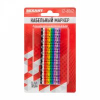 Маркер кабельный 0-9 комплект в блистере (от 4 до 6 мм) REXANT (1/1/500)