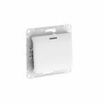 Выключатель 1кл прох с подсв с/у белый механизм быстрозажим Glossa Systeme Electric  (1/20)