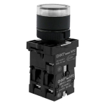 Кнопка управления NP2-EW3165 1НО+1НЗ белая AC/DC230В(LED), IP40 (R)