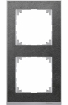 Рамка 2-пост. цвет серый матовый, пластик горизонт. и вертик., IP20 MERTEN SE