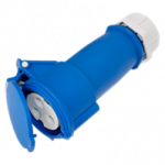 Розетка переносная 16A 2P+PE 220B РПП16-973 IP44 PLEXUP
