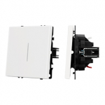 ARL NOBE Выключатель 1 кл подсветка софт-тач белый кварц SWT-MK01-SFPL-L-WH (250V, 10A) (Arlight, -) ARL NOBE Выключатель 1 кл подсветка софт-тач белый кварц SWT-MK01-SFPL-L-WH (250V, 10A) (Arlight, -)