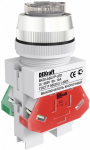 Кнопка ABLFP d=30мм неон/220В белая ВК-30 DEKraft Systeme Electric