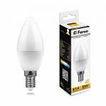 Лампа светодиодная, (9W) 230V E14 2700K C37, LB-570