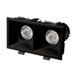 Светильник MS-FLOW-BUILT-S157x85-2x12W Day4000 (BK, 55 deg, 230V) (Arlight, IP20 Металл, 5 лет)