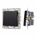 Механизм выключателя одноклавишный непроходной SWT-MK01-PL-BK (250V, 16A) (Arlight, -) Механизм выключателя одноклавишный непроходной SWT-MK01-PL-BK (250V, 16A) (Arlight, -)