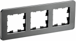 Рамка 3гн металл титан РУ-3-1-Бр RE BRITE IEK (5/50)