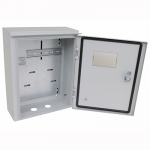 Корпус металлический ЩУ-3/1-0 (395x310x150) IP54 RAL7035 PLEXUP Корпус металлический ЩУ-3/1-0 (395x310x150) IP54 RAL7035 PLEXUP