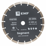 Диск алмазный 230х22,23мм Segment EKF Master