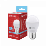 Лампа светодиодная LED-ШАР-VC 18Вт 230В E27 6500K 1620Лм IN HOME Лампа светодиодная LED-ШАР-VC 18Вт 230В E27 6500K 1620Лм IN HOME
