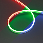 Лента герметичная WAVE-SIDE-PU-H120-06x12mm 24V RGB (8 W/m, IP68, 1m, wire x1) (Arlight, Вывод прямой, 3 года)