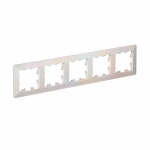 Рамка 5гн жемчуг/дымчатый белый AtlasDesign AIR Systeme Electric (1/5)