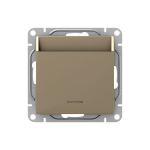 Механизм выключателя, карточный, с подсветкой, шампань Эпика EKF