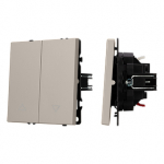 Механизм выключателя управления шторами SWT-NOBE-MKR2-SFPL-CA (230V, 10A) (Arlight, Кашемир)
