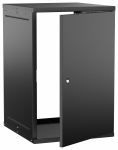 Шкаф наст. 18U 600х650мм метал. дв. чер. GENERICA