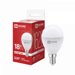 Лампа светодиодная LED-ШАР-VC 18Вт 230В E14 4000K 1620Лм IN HOME Лампа светодиодная LED-ШАР-VC 18Вт 230В E14 4000K 1620Лм IN HOME