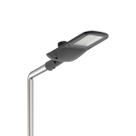 Светодиодный светильник VARTON уличный Tornado Plaza крепление на консоль 80 Вт 5000 K 1..10V NEMA RAL9005 черный муар