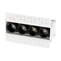 Светильник MS-ORIENT-BUILT-TRIMLESS-TC-S38x127-10W Day4000 (WH-BK, 30 deg, 230V) (ARL, IP20 Металл, 5 лет)