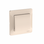 Выключатель 1кл с/у бежевый в сборе быстрозажим Glossa Systeme Electric  (1/15)