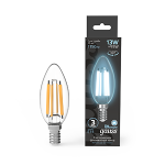 Лампа светодиод 13Вт Свеча 1150Лм 4100К Е14 LED Gauss Filament 1/10/50